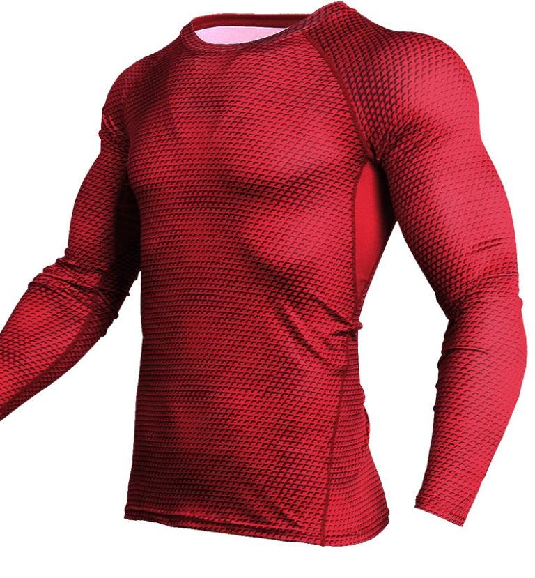 Compression Shirt Men - Quick Dry Running Gym Fitness Shirt