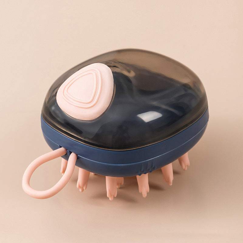 Pets Cleaning Brush 2 in 1 Cat Dog Massage and Soap Dispenser
