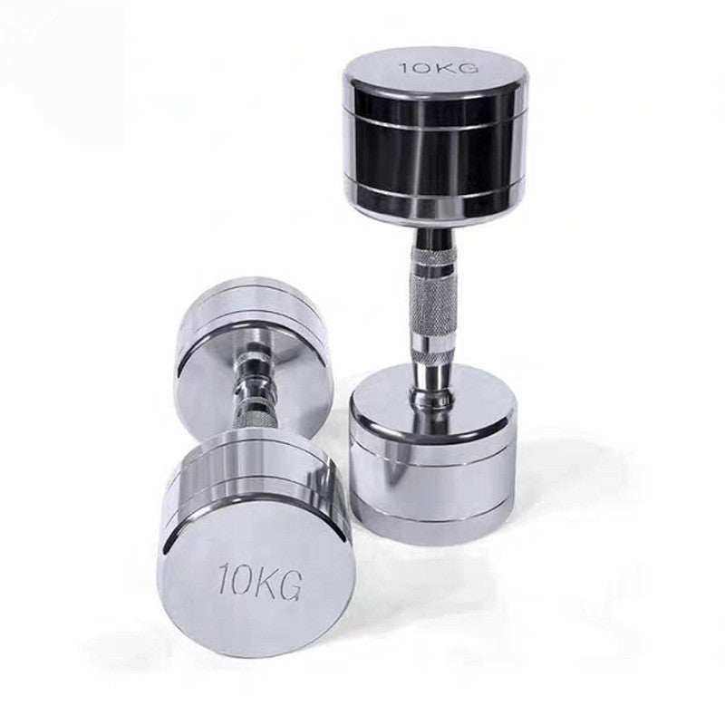 Pure Steel Dumbbell Electroplating Gym Equipment - Comfort & Style