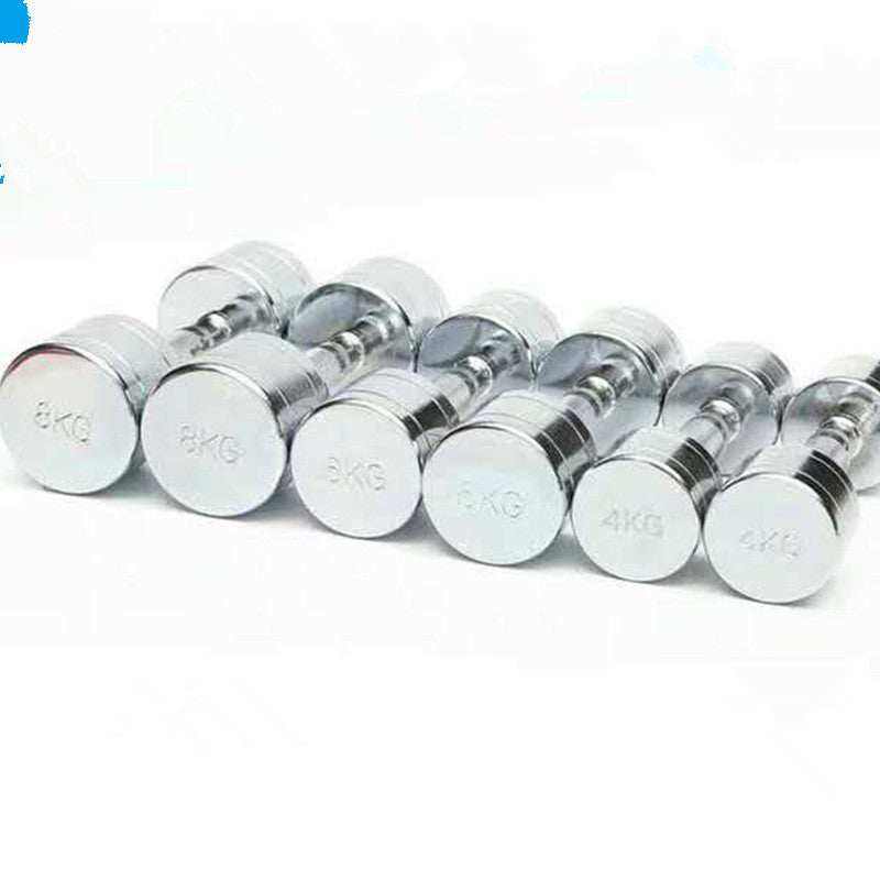 Pure Steel Dumbbell Electroplating Gym Equipment - Comfort & Style