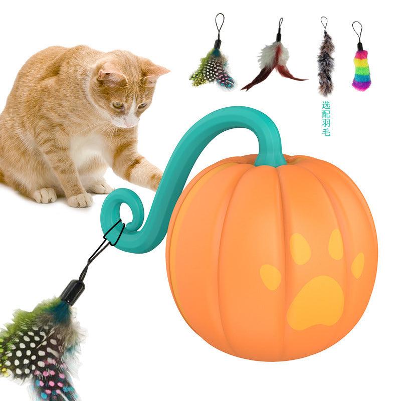 Electric Cat Pets Toy Smart Luminous Ball for Playful Cats