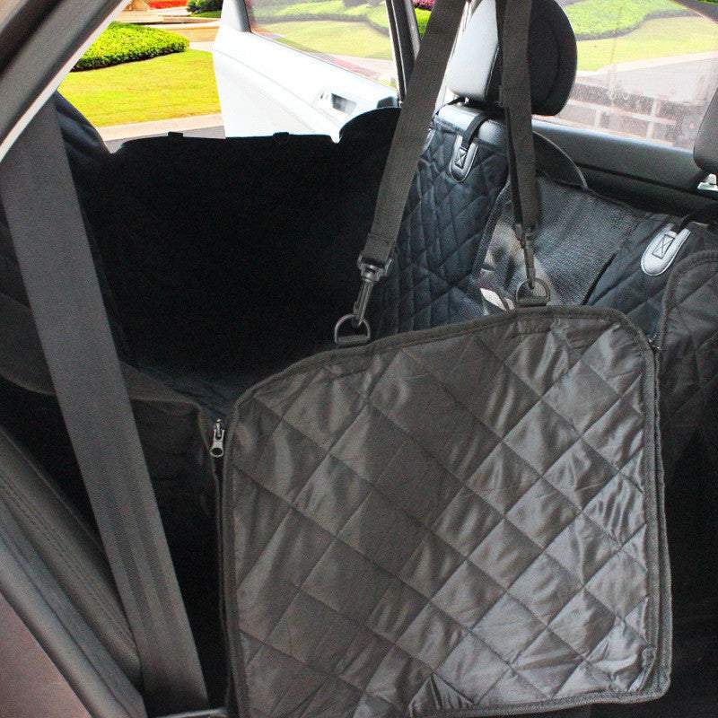 Waterproof And Scratch-resistant Car Pet Seat Cover with Mesh