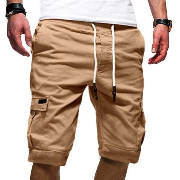 Men Casual Jogger Sports Cargo Shorts - Military Combat Workout
