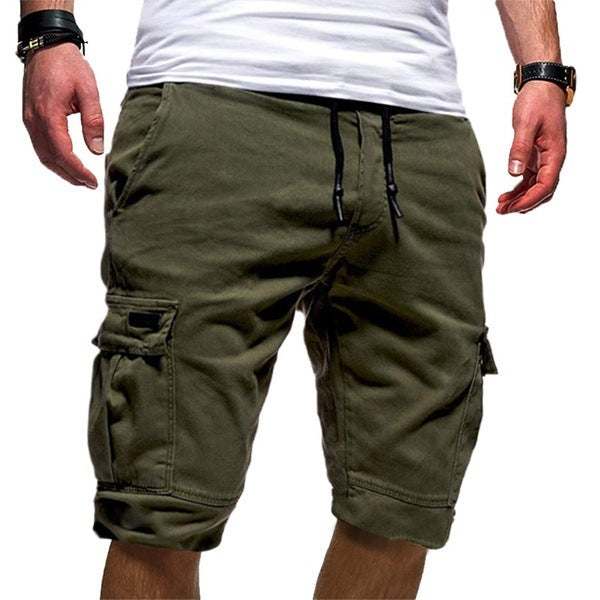 Men Casual Jogger Sports Cargo Shorts - Military Combat Workout