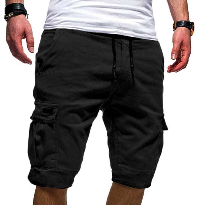 Men Casual Jogger Sports Cargo Shorts - Military Combat Workout