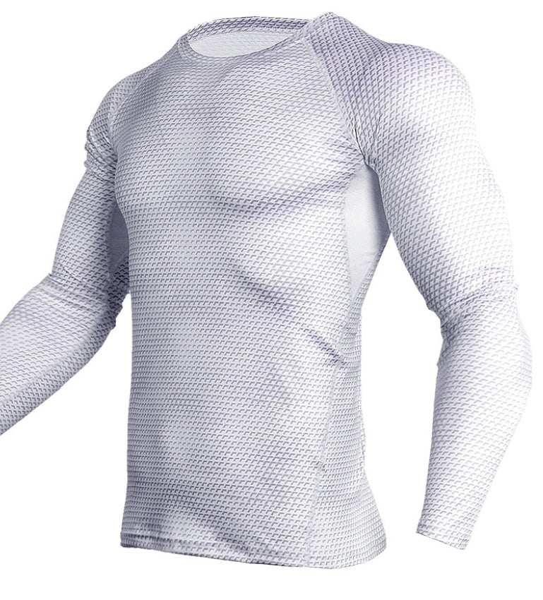 Compression Shirt Men - Quick Dry Running Gym Fitness Shirt