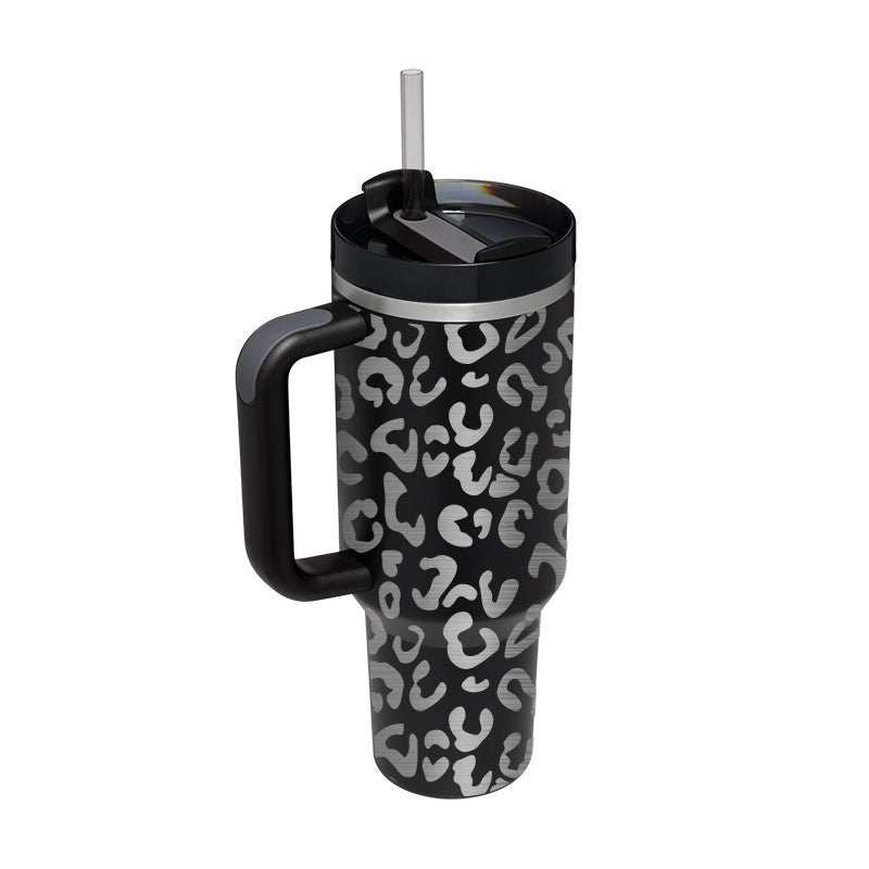 40 Oz Tumbler With Handle - Insulated Stainless Steel Mug