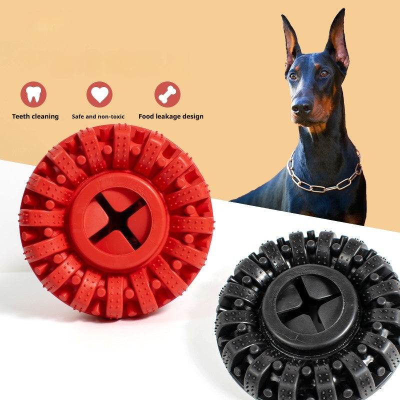 Dog Food Leakage Tire Pets Toy - Durable Bite Tire Pet Products