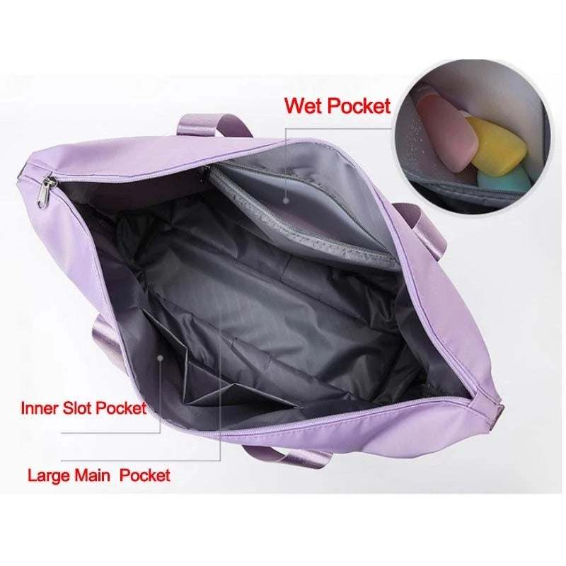 Foldable Storage Travel Bag Waterproof Large Capacity Gym Bag