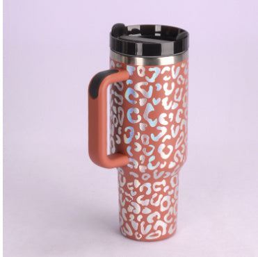 40 Oz Tumbler With Handle - Insulated Stainless Steel Mug