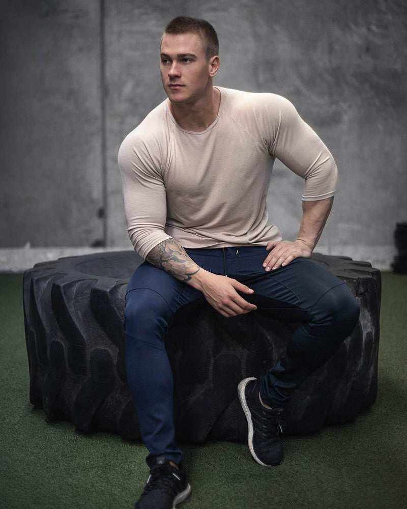 Long Sleeve T Shirt for Men - Quick Dry Gym & Fitness Tops