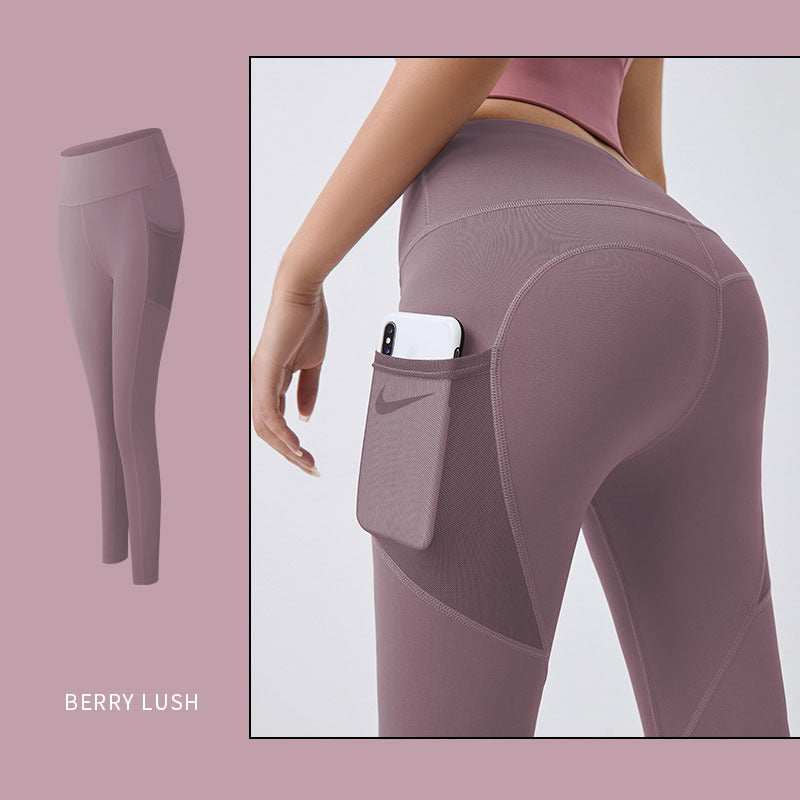 Yoga Pants Women with Pocket for Gym and Fitness - Tummy Control