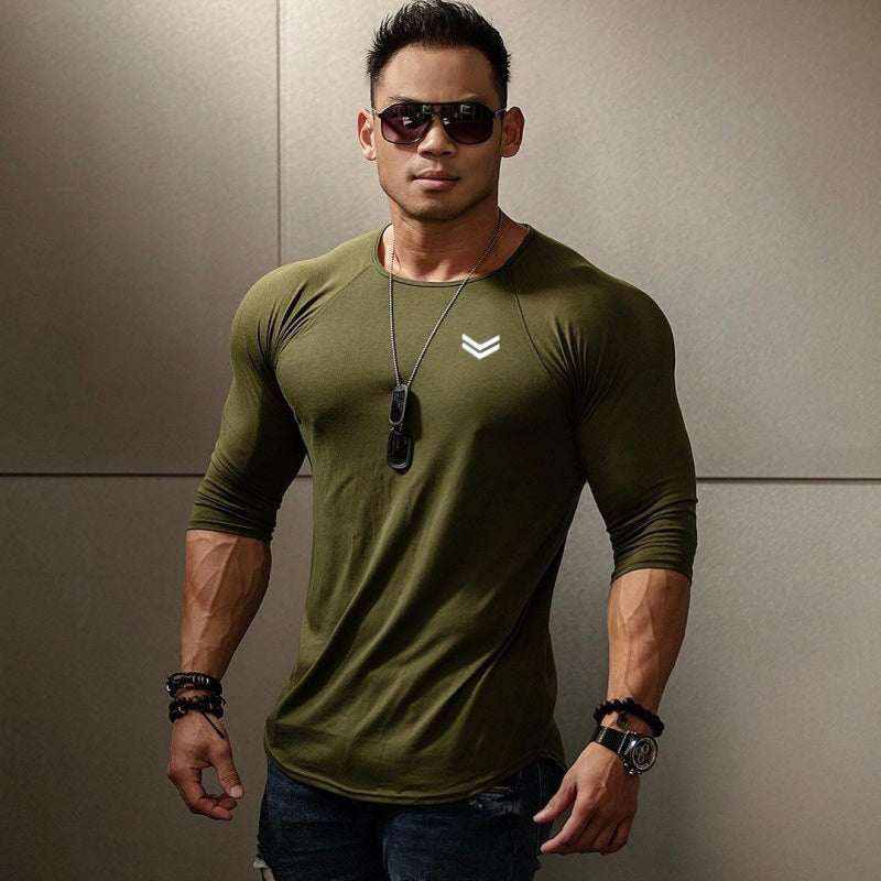 Long Sleeve T Shirt for Men - Quick Dry Gym & Fitness Tops