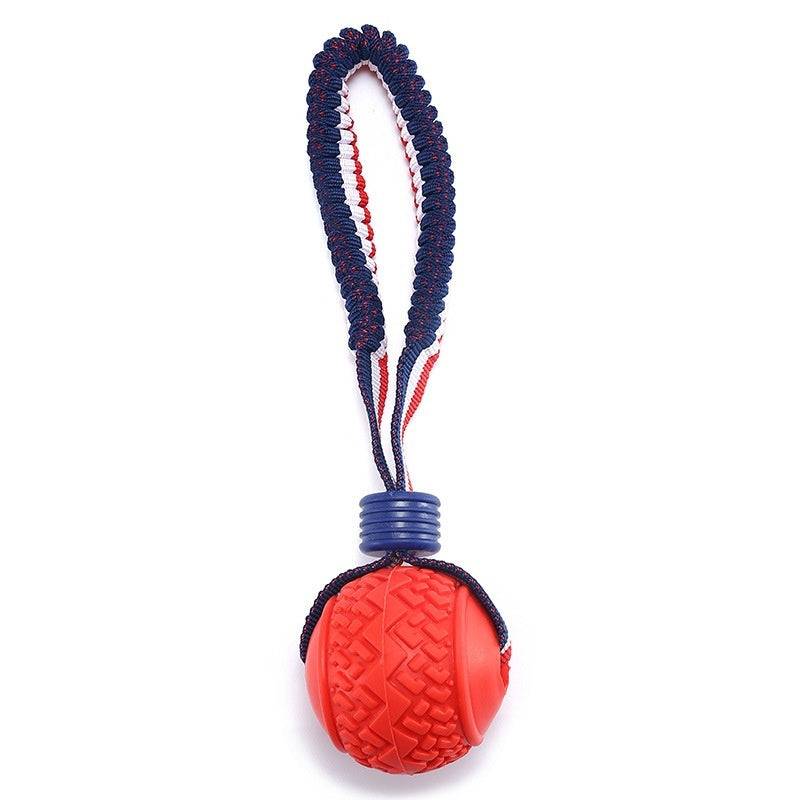 Interactive Dog Toy Ball - Teether with Rope for Dogs