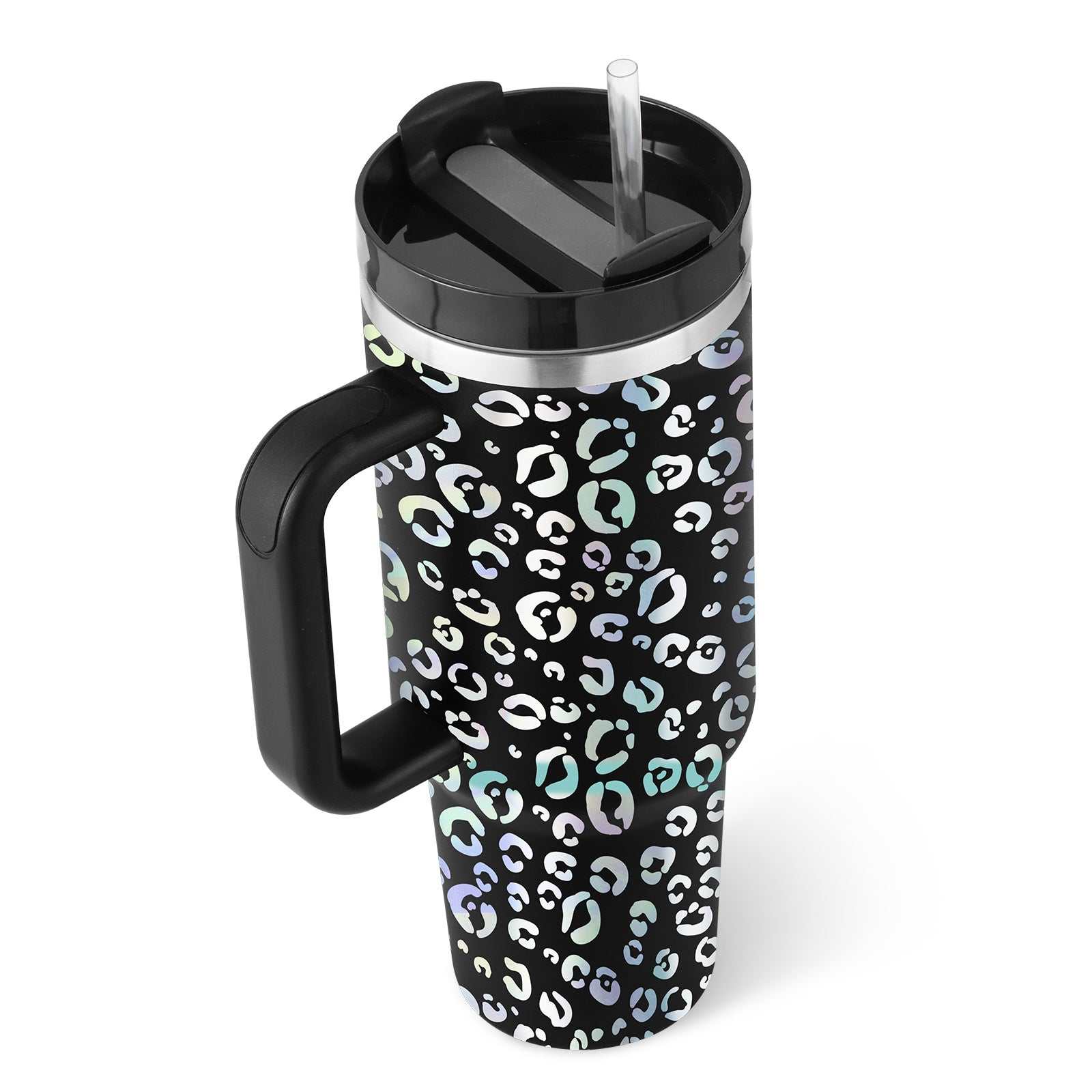 40 Oz Tumbler With Handle - Insulated Stainless Steel Mug