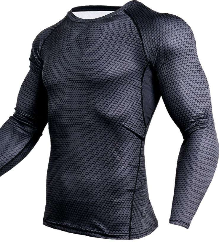 Compression Shirt Men - Quick Dry Running Gym Fitness Shirt