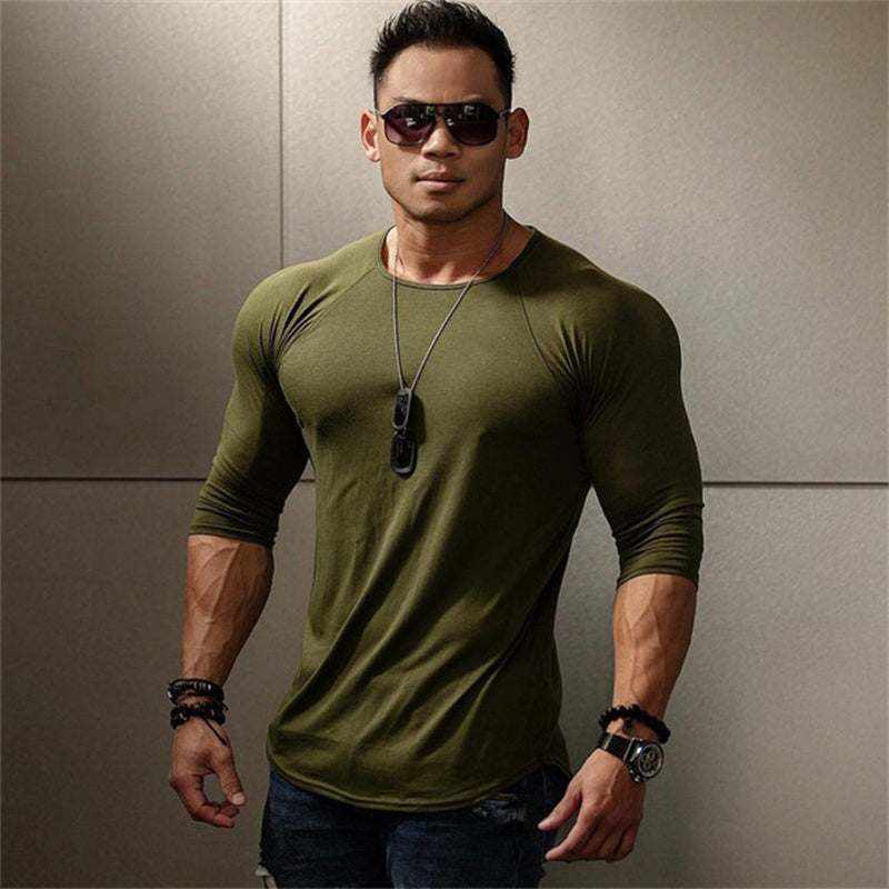 Long Sleeve T Shirt for Men - Quick Dry Gym & Fitness Tops