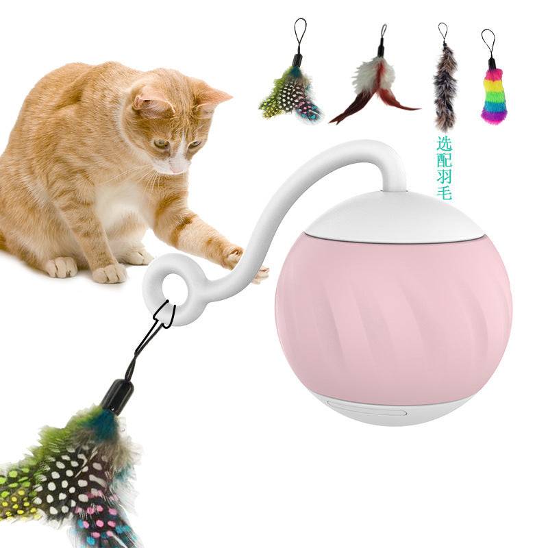 Electric Cat Pets Toy Smart Luminous Ball for Playful Cats
