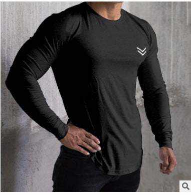 Long Sleeve T Shirt for Men - Quick Dry Gym & Fitness Tops