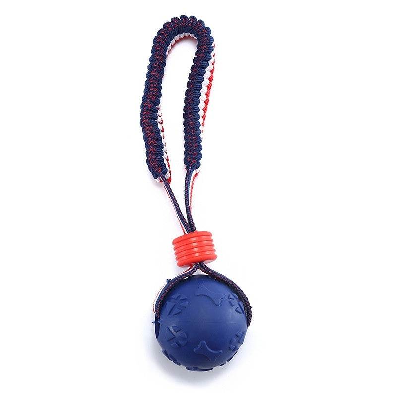 Interactive Dog Toy Ball - Teether with Rope for Dogs