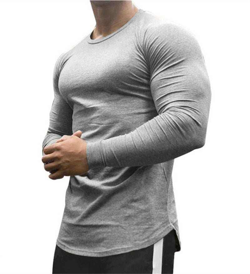 Long Sleeve T Shirt for Men - Quick Dry Gym & Fitness Tops