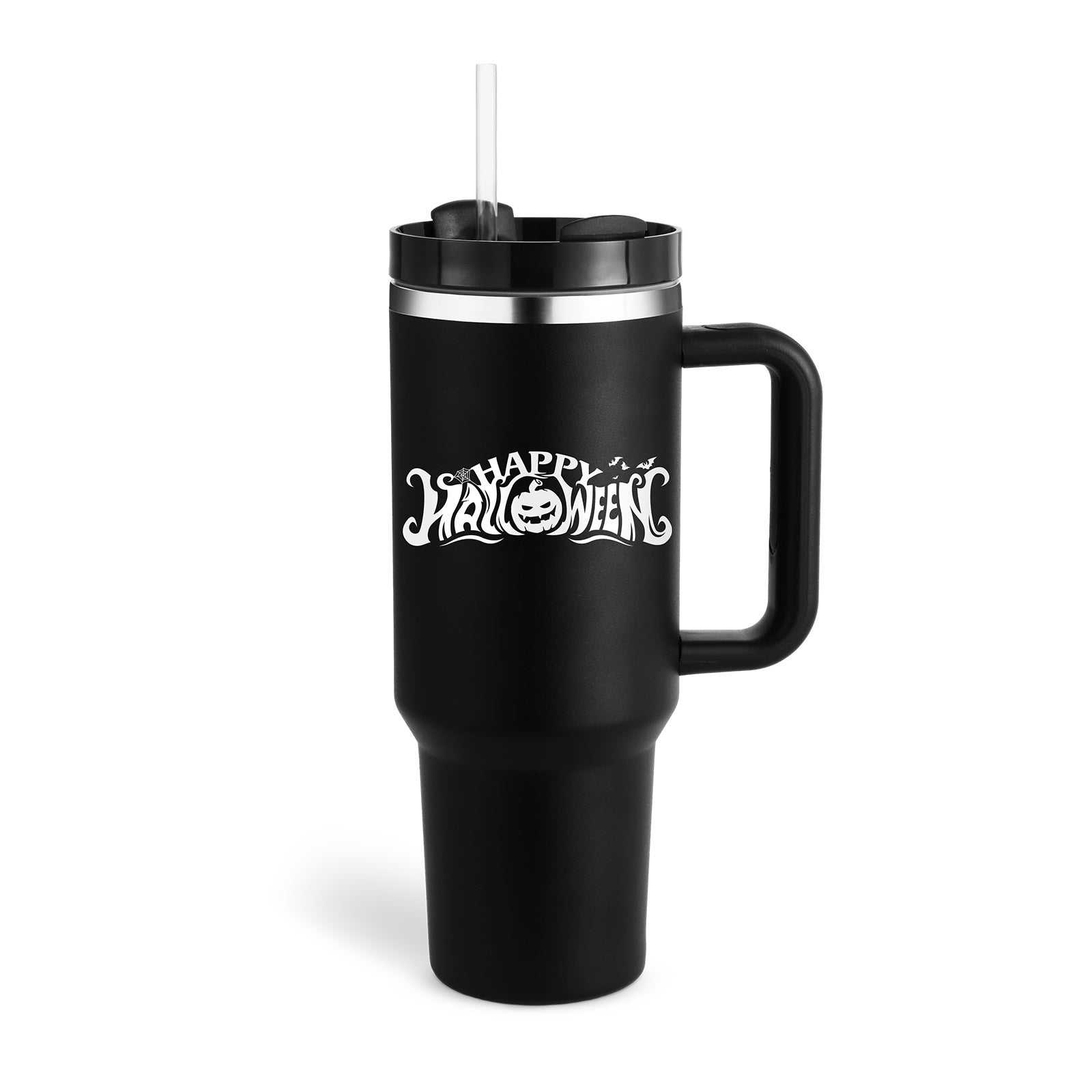 40 Oz Tumbler With Handle - Insulated Stainless Steel Mug