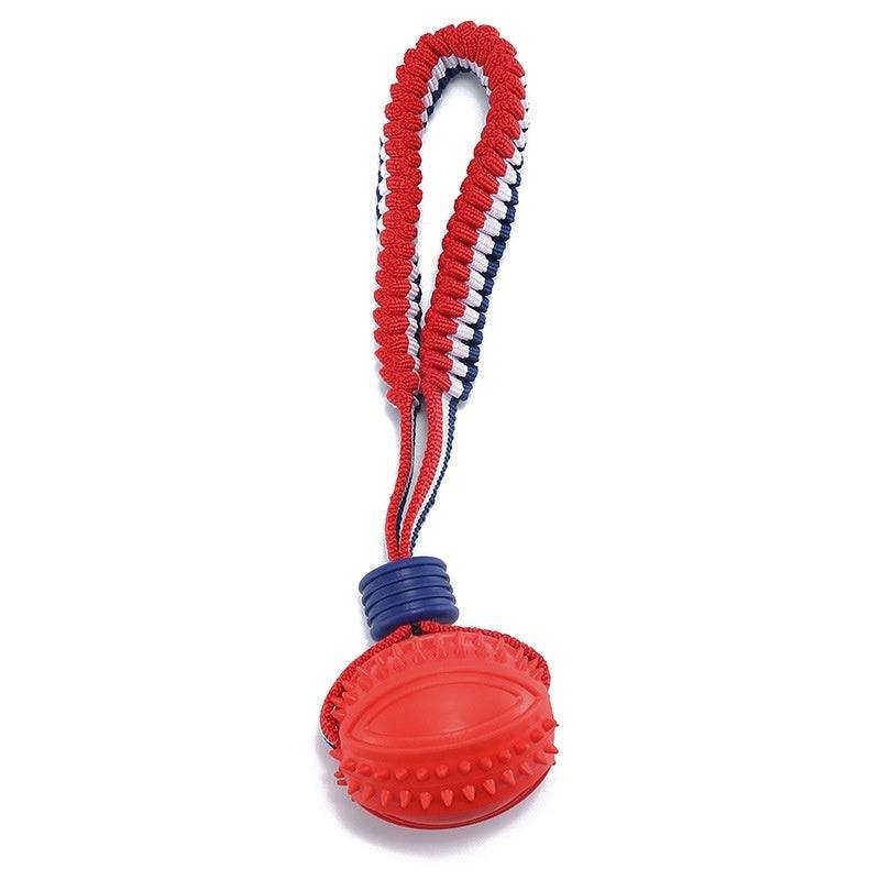 Interactive Dog Toy Ball - Teether with Rope for Dogs