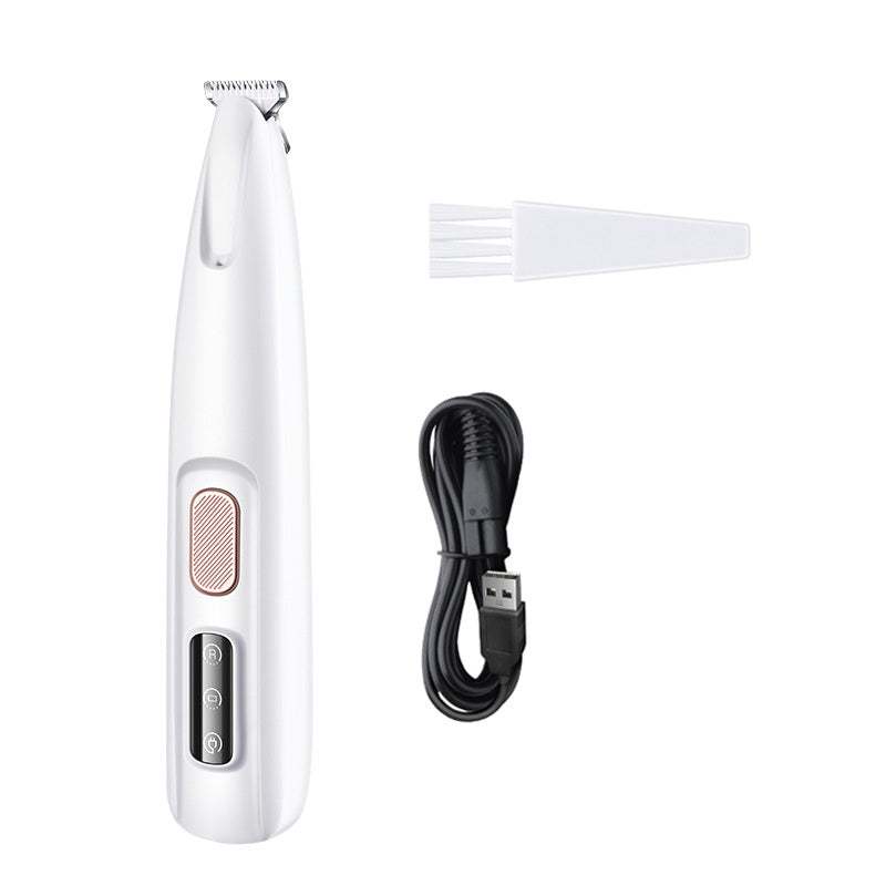 Pets Dog Paw Trimmer - LED Light Waterproof Grooming Clippers