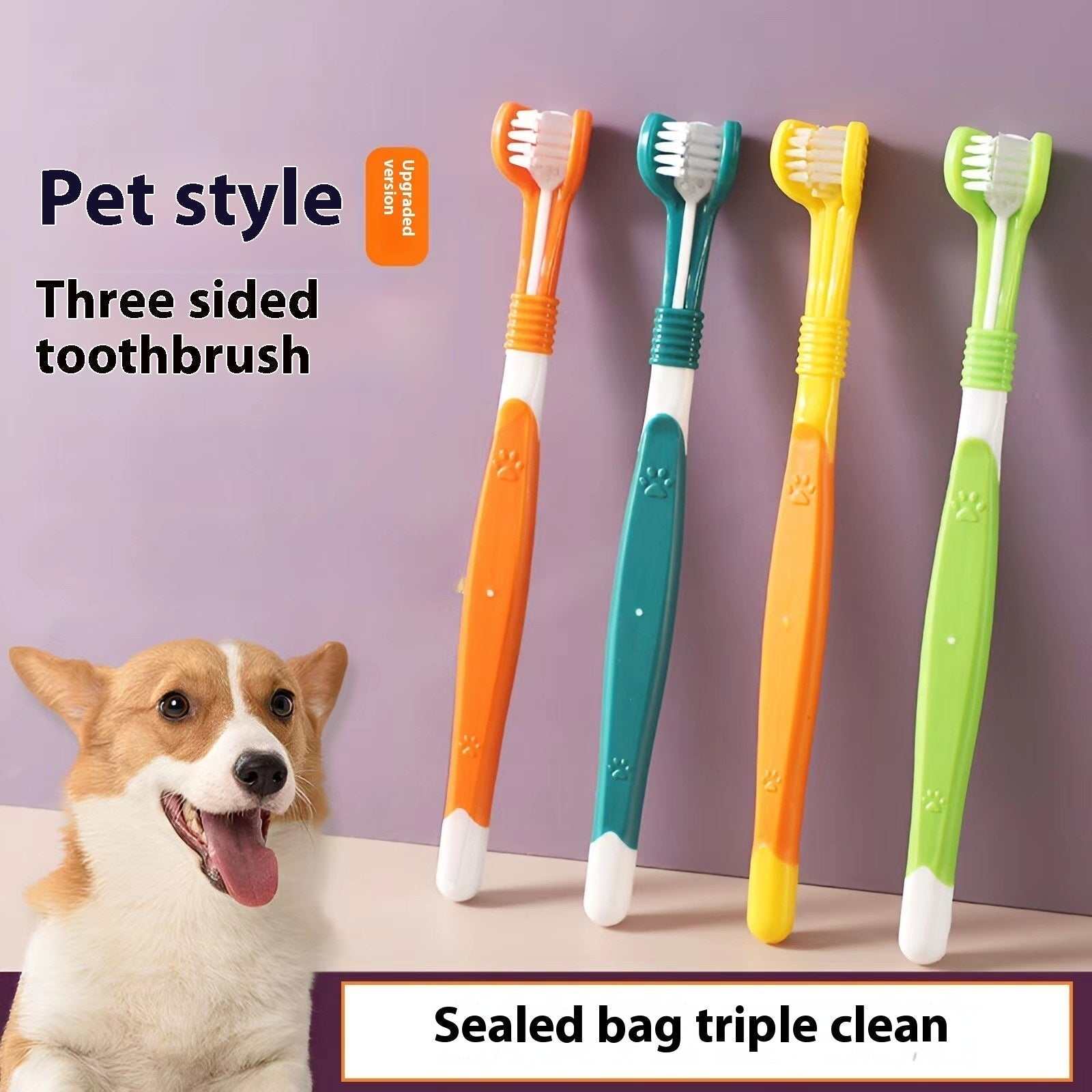 Pet Toothbrush Oral Cleaning Products for General Use