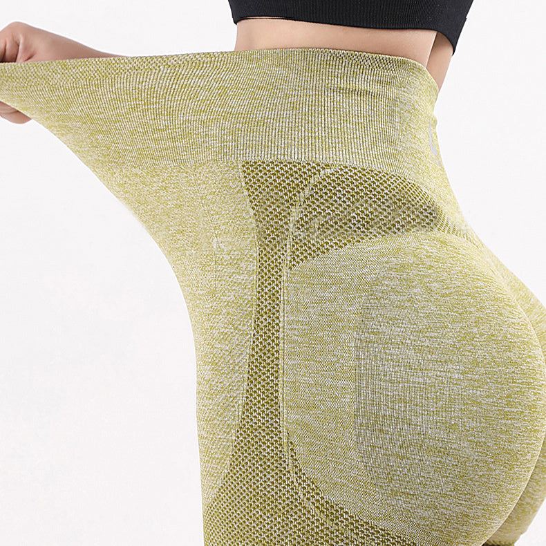 Fitness Yoga Shorts Pants - Butt Lifting Seamless Leggings