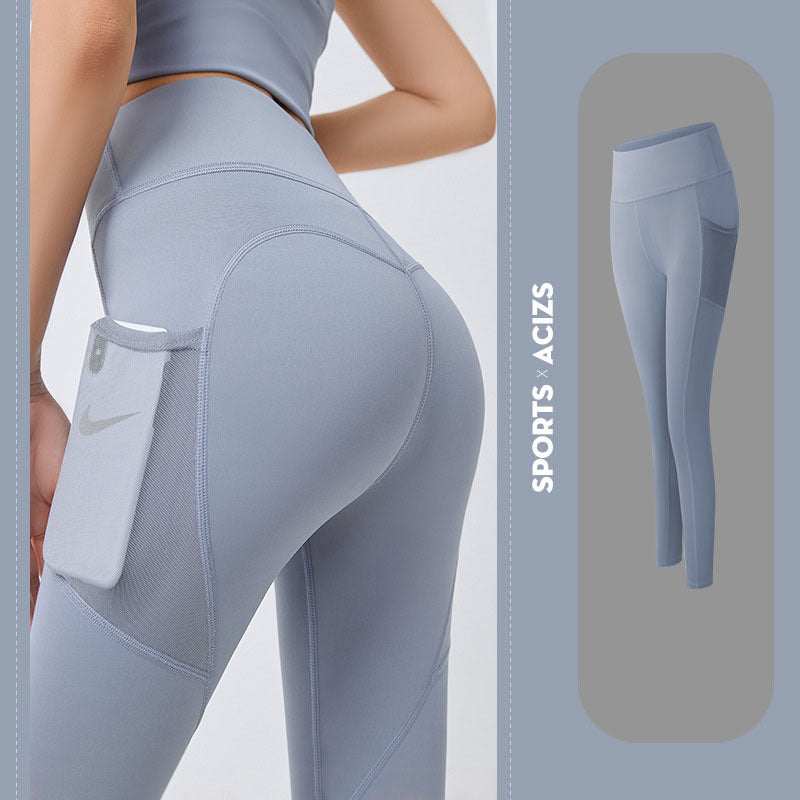 Yoga Pants Women with Pocket for Gym and Fitness - Tummy Control