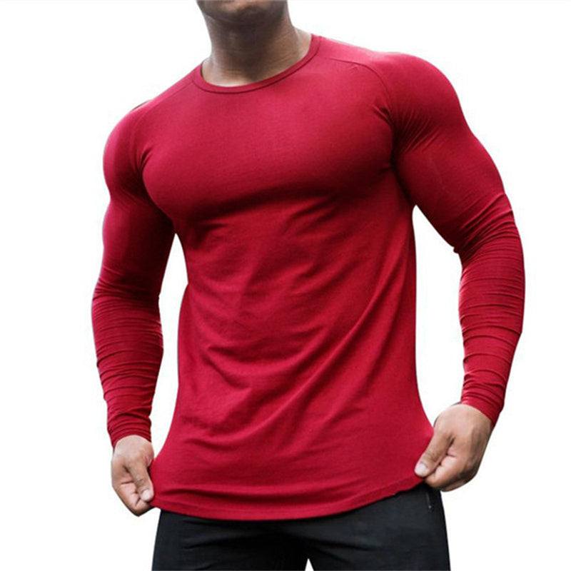Long Sleeve T Shirt for Men - Quick Dry Gym & Fitness Tops
